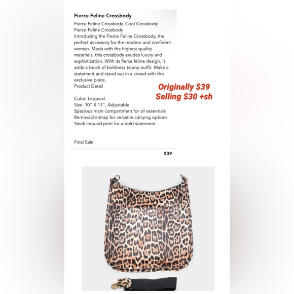 Leopard crossbody - Picture 2 of 2